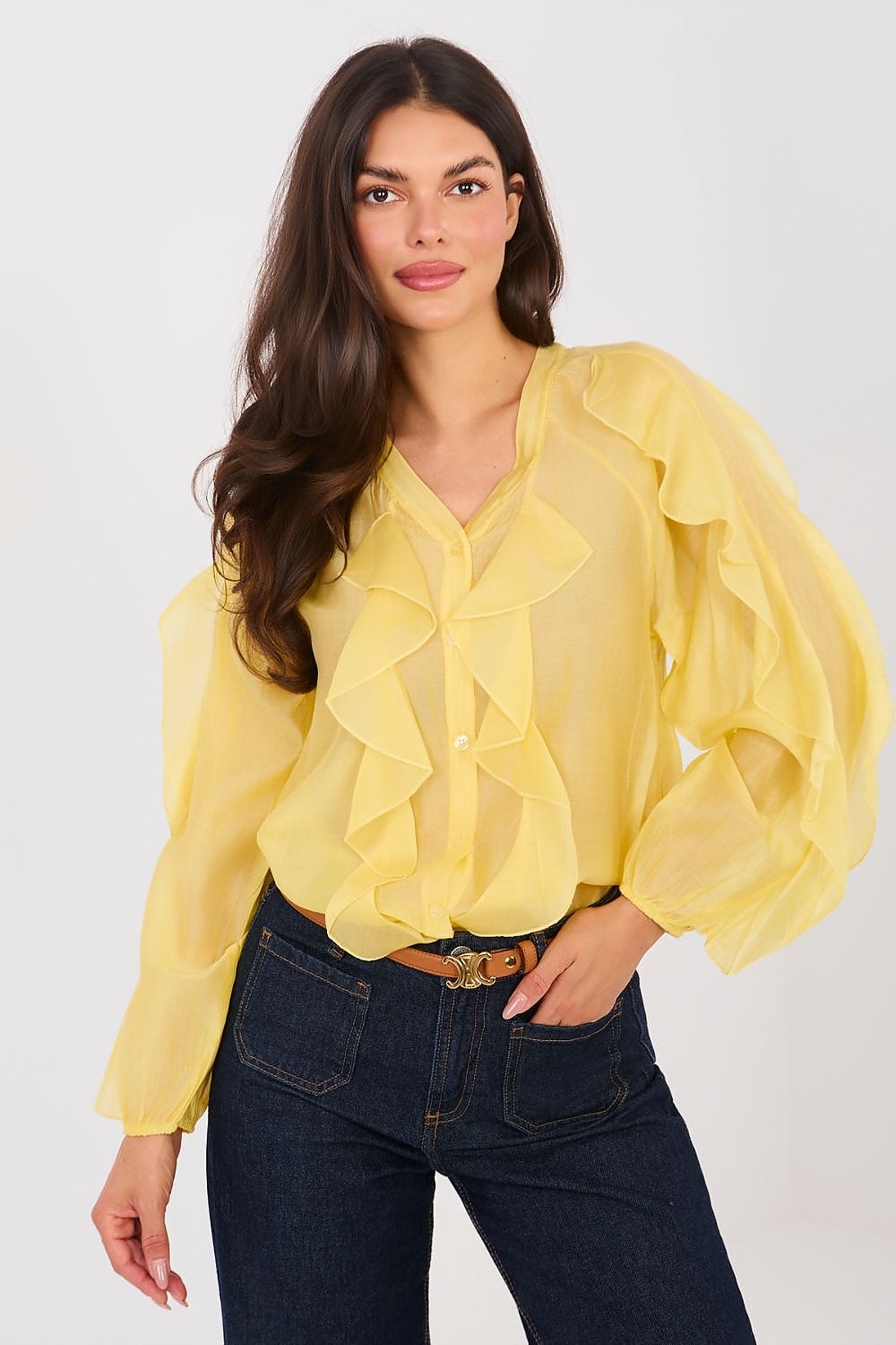  Chemise manche longue model 224143 Factory Price 