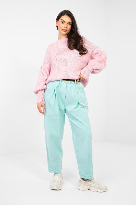  Pantalon en velours côtelé model 224385 Italy Moda 