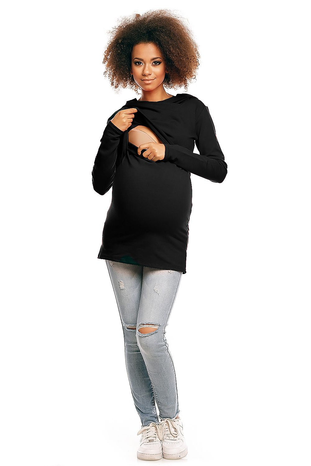  Sweatshirt grossesse model 84463 PeeKaBoo 
