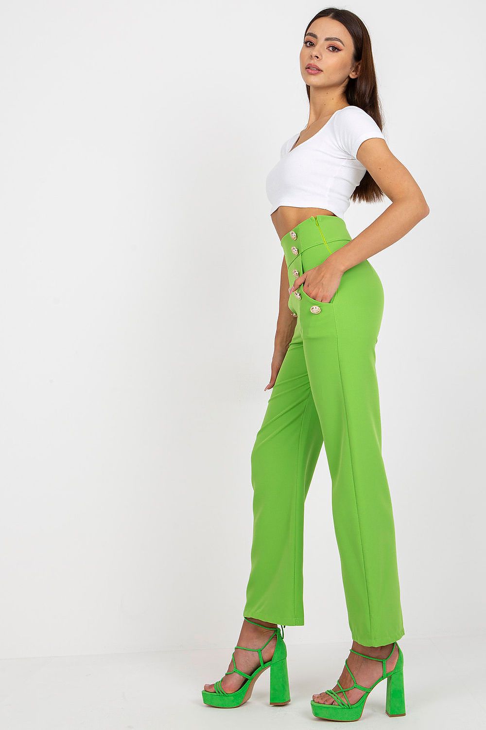  Pantalon femme model 167110 Italy Moda 